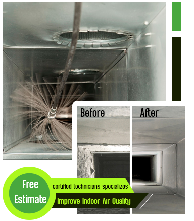 air duct before and after duct cleaning before and after